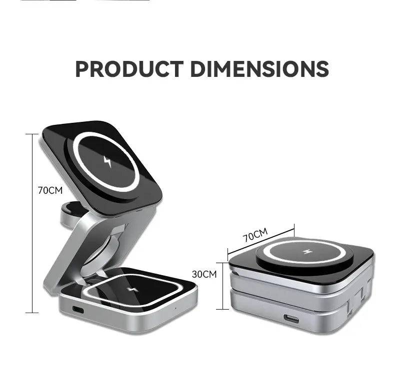MagFold 3-in-1 Wireless foldable Charger